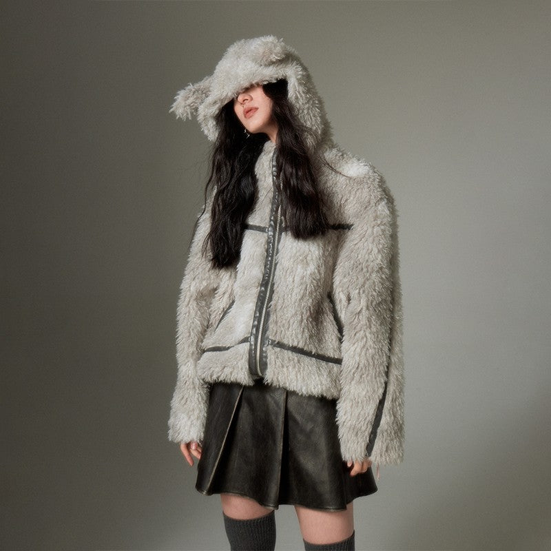 nu94 Antelope Eco-Friendly Fur Coat