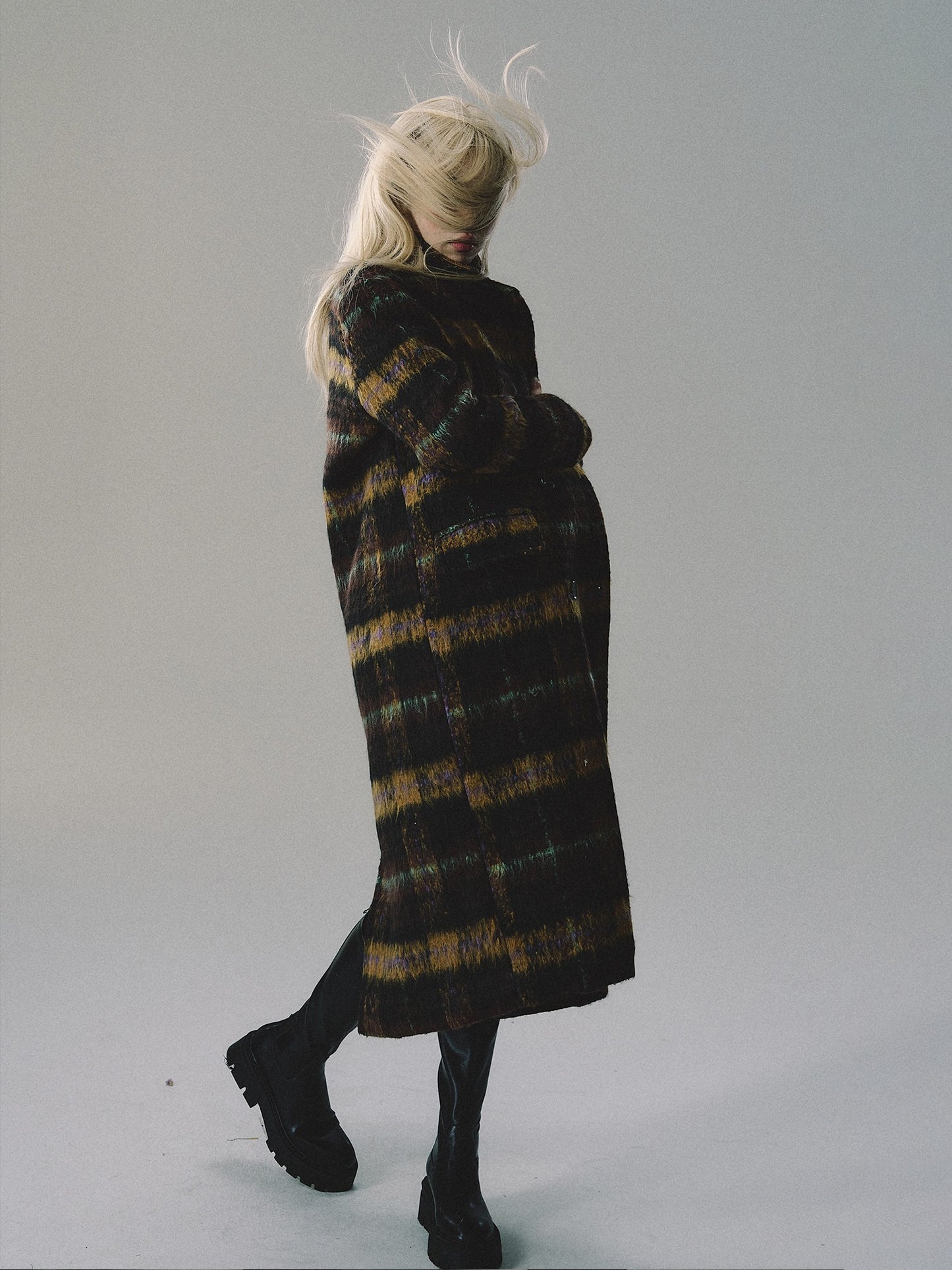 nu176 "On the Day of the Solar Eclipse" Winter Long and Short Wool Coat